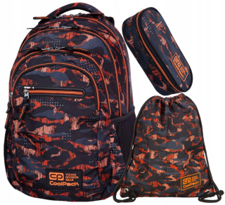 Školský batoh - Coolpack School Backpack Youth Cencil Case Bag