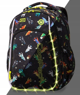 Školský batoh - Coolpack batoh Strike S LED rakety A18207