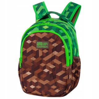 Školská taška, batoh - Coolpack School Batchpack City Jungle Minecraft 21L