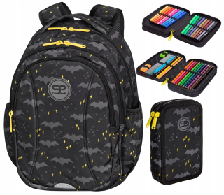 Školský batoh - Batoh Coolpack Dark Night School pre chlapca Zes