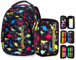 Školský batoh - Coolpack School Batoh Dinosauurs trieda 1-3 set
