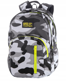 Školský batoh - Coolpack School Backpack Youth Grey Camo