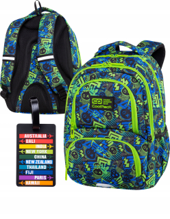 Školský batoh - Coolpack-spiner m-plecak-xo lebka