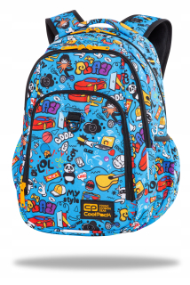 Školská taška, batoh - COOLPACK-STEUT L-BACKPACK-STRANA ČAS