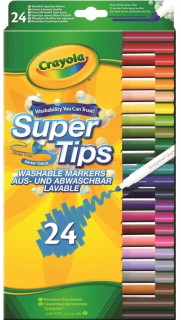 Viacfarebné umývateľné perá Crayola SuperTips 24
