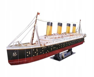 3D Puzzle CubicFun LED 266el loď Titanic.