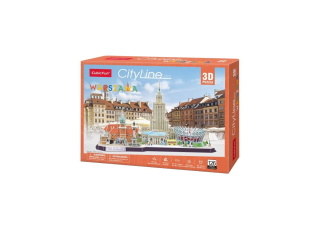 Cubicfun 3D Cityline Puzzle Varšava