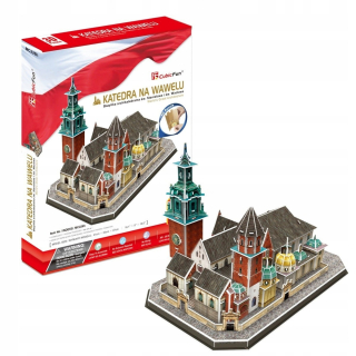 Katedrála 3D CubicFun puzzle na Wawel 101 prvkoch