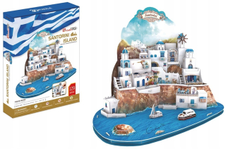 CubicFun Puzzle 3D Santorini veľká sada