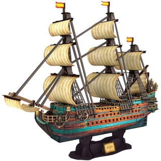 Cubicfun Puzzle 3D Plachetnica San San Felipe