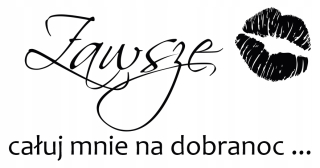 Samolepky do detskej izby - Citáty nálepiek na stenu, vždy ma pobozkajte dobrú noc