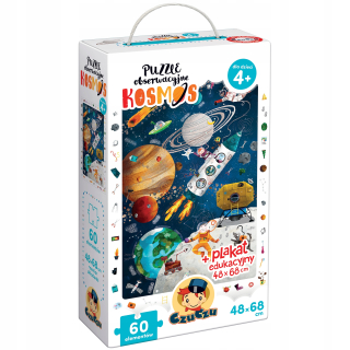Czúcz Kosmos Pozorovanie Puzzle a plagátov 4+