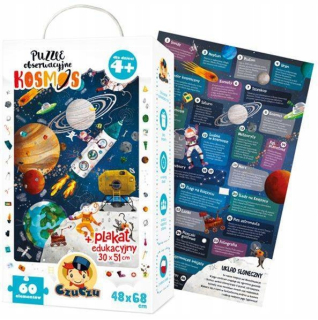 Czúcz Pozorovanie Puzzle Kosmos 60el 48 x 68 cm