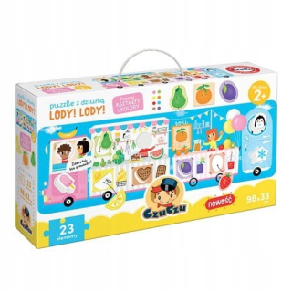 Czúcz puzzle so zmrzlinou diery! Zmrzlina! 23 el. 2 roky +