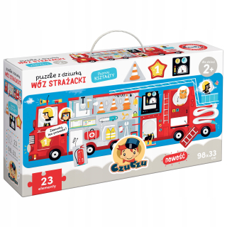 Senzor Fire Truck Puzzle s 2+ otvorom