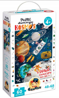 Czúcz Pozorovanie Puzzle Cosmos Puzzle 60 EL