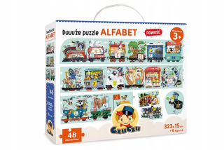 Czúcz duuuże puzzle abeceda 3+ platidlo veľký