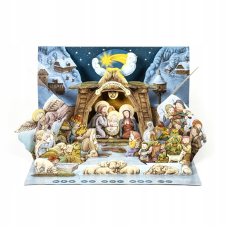Čítať albik hovorí postieľku 3D Bethlehem