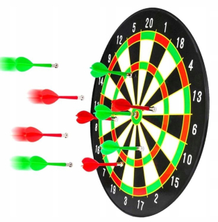 Dart šípky obojstranných diskov 6 Dart 37cm