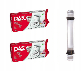 Das Clay Clay Seba-ťažká hmotnosť 1 kg biela