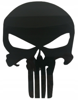 Samolepky do detskej izby - Dekorácia steny Punisher Plexi 50x37 cm