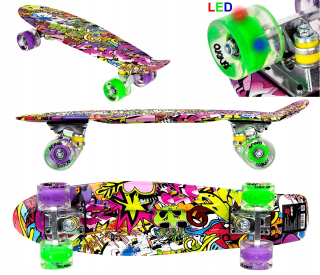 Skateboard žiariace Strong Abec7 žiariace LED kolesá