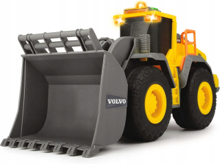 DICKIE Volvo MOVABLE Bulldozer Light Sound 23 cm