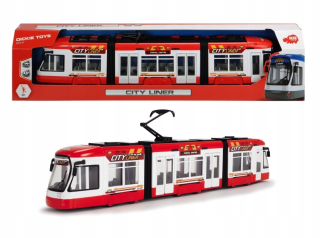 DICKIE Tram City Liner 46 cm Červená železnica