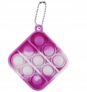 DIMPLE PUSH POP IT BUBBLE ANTISTER PRSTEŇ NA KĽÚČENSTVO