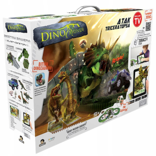 DINO ATTACK MUNDI TICERATOPSA prekážková dráha 3D