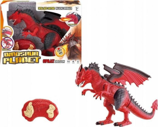 DIAĽKOVO OVLÁDANÝ INTERAKTÍVNY DINOSAUR ŠEDÝ