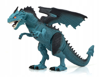 DINOSAUR DRAGON Controlled RC + STEAM zvuky z úst