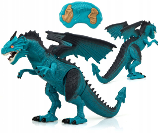 Dinosaur Riadené Dragon Interactive holding Fire