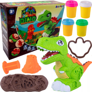 Dinosaur Set of Plastic Mass Extractor + Volcano