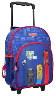 Detský kufor - Disney Cars Car Suitcase Na kolieska Batoh Batožina