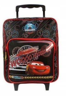 Detský kufor - Disney Cars McQueen Auto Suitcase na kolieskach Bathpack