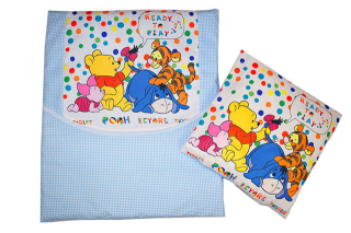 Perinky do kočíka - Disney Winnie Bedding za vozík a 4-El Cradle.