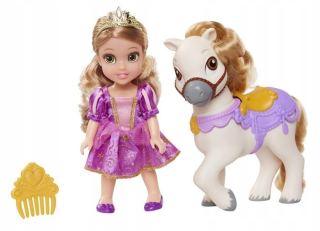 Disney Princezná bábika Rapunzel + pony hrebeň