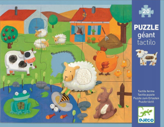 Djeco: Big Sensory Puzzle Farm 3+