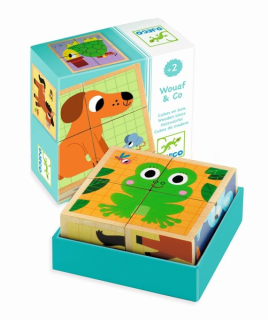 Djeca: 2+ bloky puzzle zvierat v roku 1903