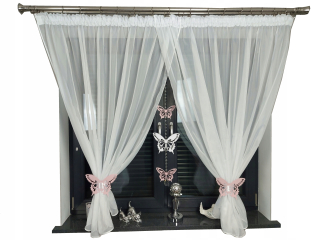 Detské záclony - Pre deti Curtain Ready 400x145 Butterfly Prívesok