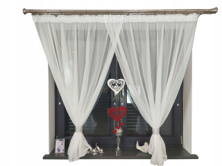 Detské záclony - Pre deti Curtain Ready 400x145 Srdcový prívesok 1