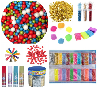 Lepiace prísady SLIM BROCADE BALL DYE SET