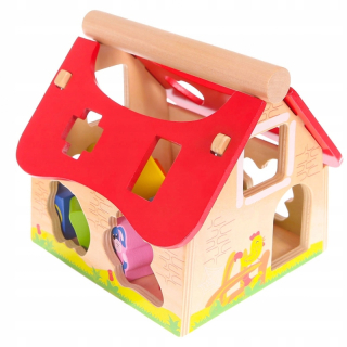 Stavebnica - Chata Toy Infant triedič tvarov House Farm