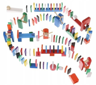 Domino drevené bloky Fun Arkády