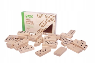 Stavebnica - Domino Tradičné drevené bloky Brik Polish