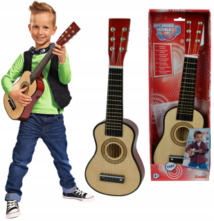 Drevená klasická gitara pre deti strún Simba
