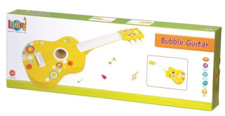 Drevená gitara pre deti Yellow 6 reťazec hudobných