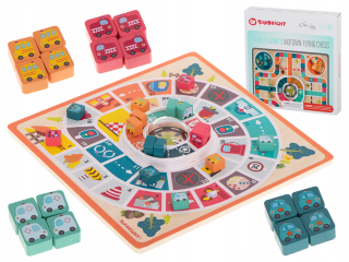 Drevená doska hra Family Puzzle Chinese