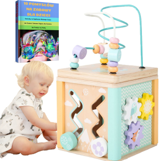 Drevená Ankle Educational Radenie Zuby Puzzle